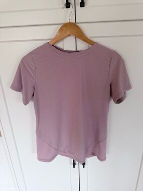 Women's Short Sleeve Tee - Dusty Mauve- Size Medium